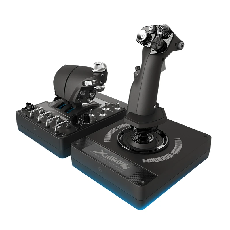 Saitek Microsoft Simulation Flight 2020 Fighter Rocker Gioco Per Computer Joystick Simulator Acceleratore Rocker X56