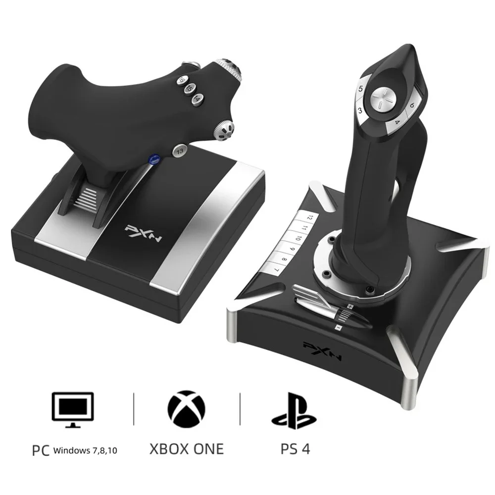 Pxn-2119Ii Pro Flight Simulator Pc Joystick Controller Per Pc Flight Stick Joystick Gaming Per Microsoft Flight Simulator 2021