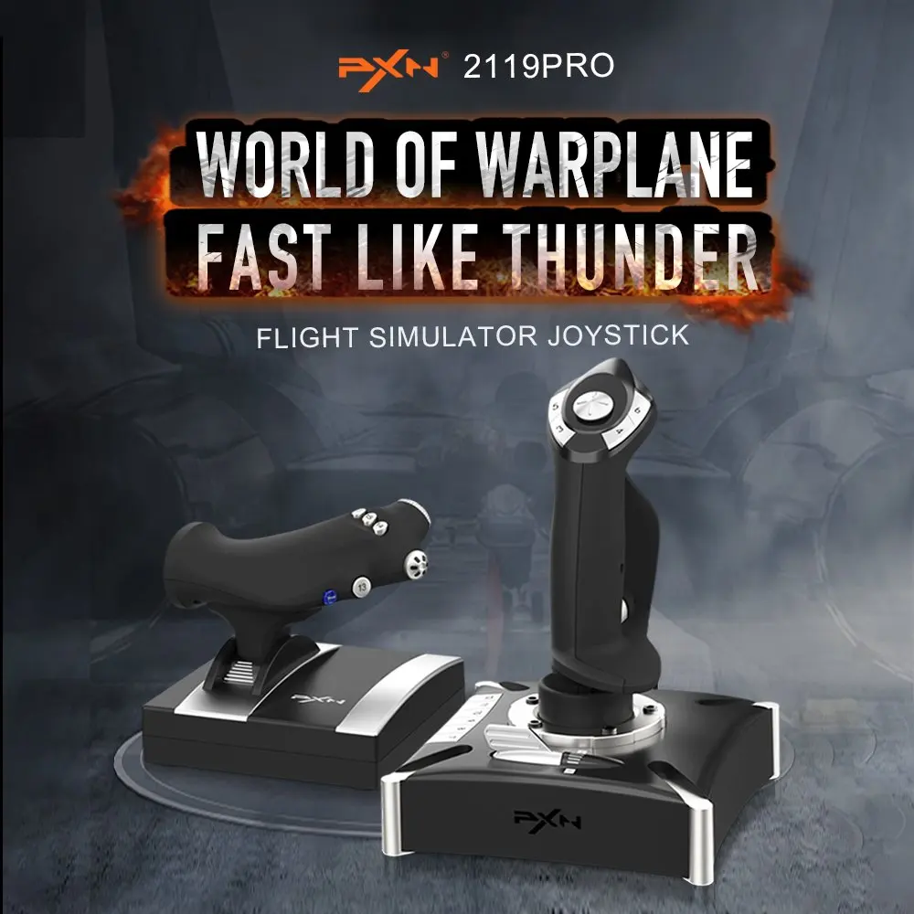 Pxn-2119 Pro Flight Simulator Gamepad Controller Di Vibrazione Joystick Controller Per Pc Ps4 Xbox One Flight Joystick