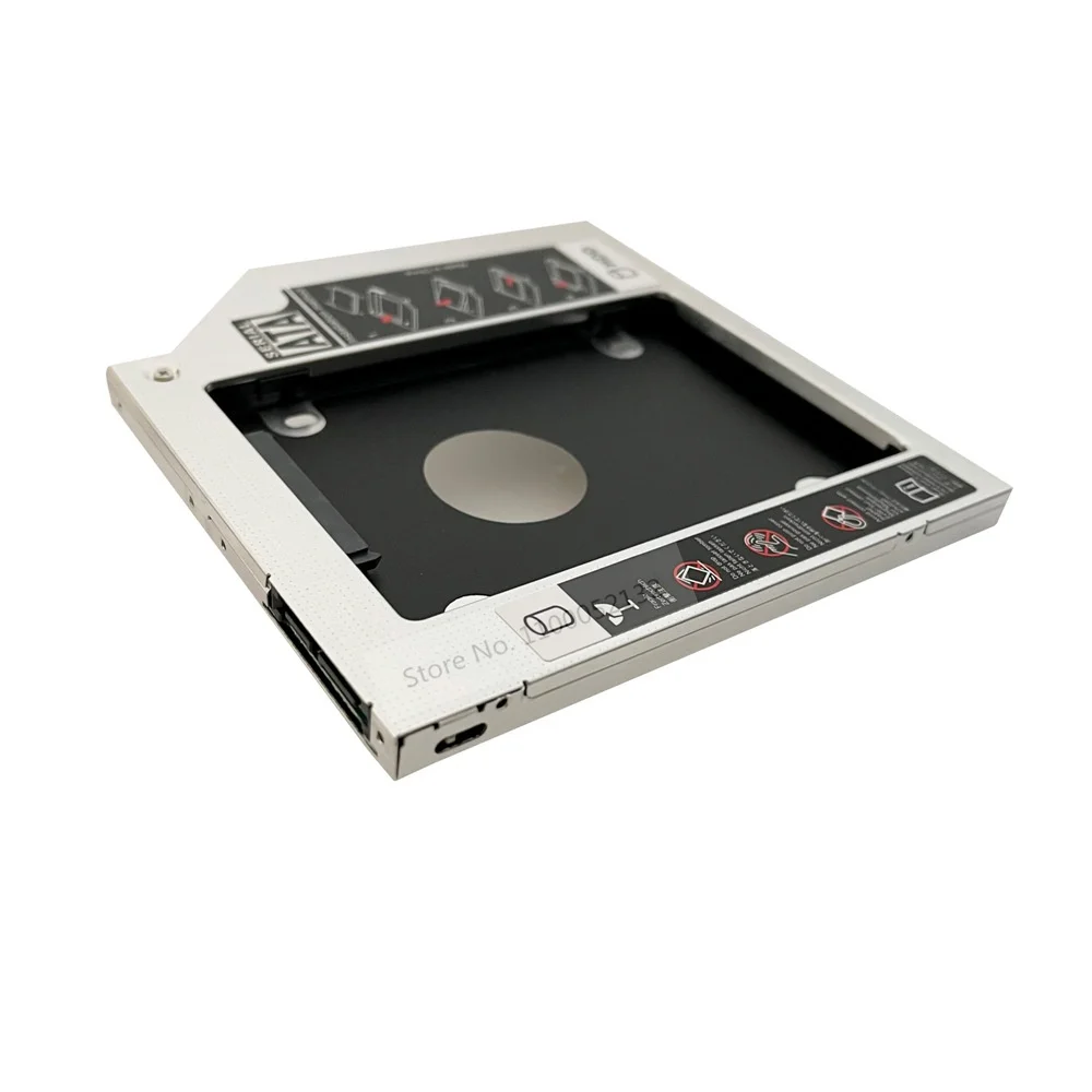 2Nd Disco Rigido Hdd Ssd Recinzione Ottica Caddy Staffa Telaio Sata Per Lenovo Ip V310-15Isk V110-15Isk 310-14Ikb B5400 V130-15Ikb