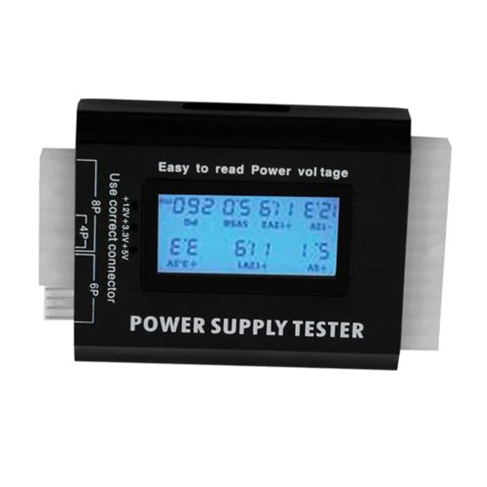 Display Lcd Digitale Computer 20/24 Pin Lcd Hd Power Supply Tester Check Atx Source Tester Strumento Tester Diagnostico Di Misurazione Dell'Alimentazi