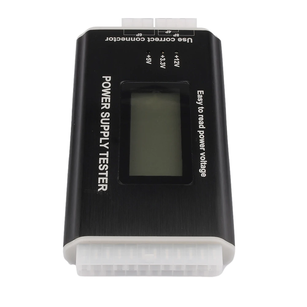 20/24 Pin Pc Power Supply Tester Strumento Diagnostico Quick Bank Supply Misurazione Dell'Alimentazione Computer Misurazione Della Potenza Per Atx Btx