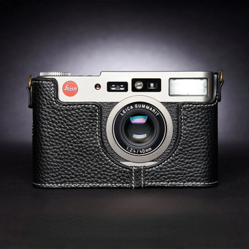Per Leica Cm Cm Zoom Custodia Per Fotocamera Custodia Per Semi Custodia Per Custodia Custodia Protettiva In Vera Pelle Di Vacchetta Fatta A Mano