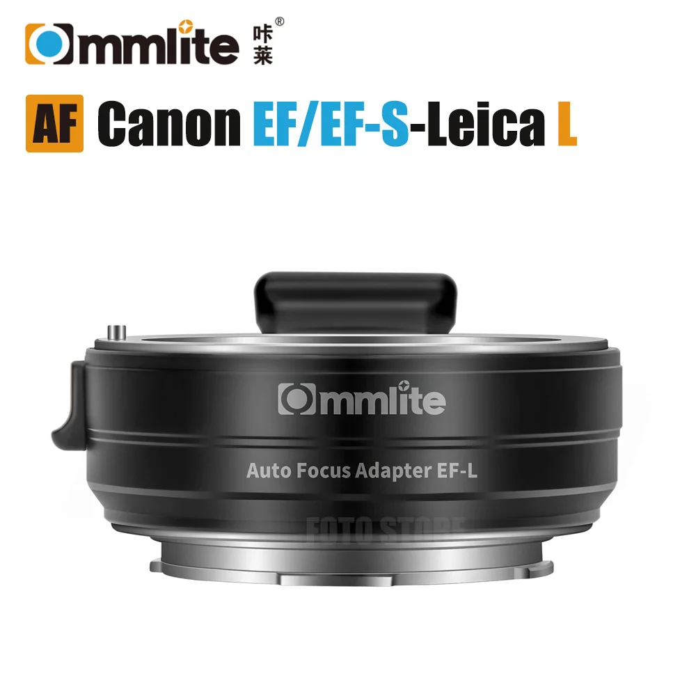 Adattatore Obiettivo Af Commlite Ef-L Per Obiettivo Canon Ef/Ef-S Sigma Per Fotocamere Leica Panasonic L Mount