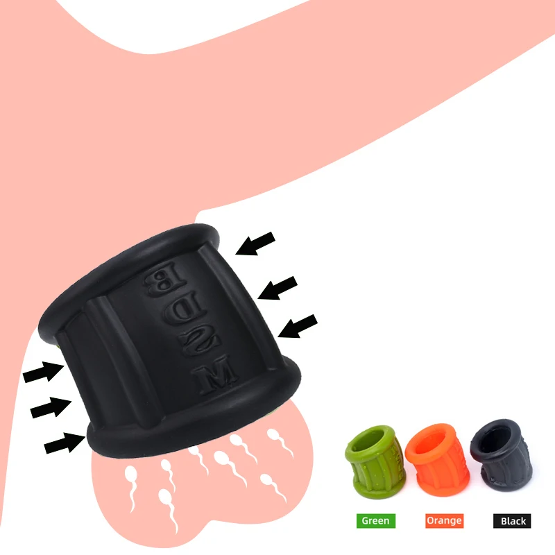 Anello Di Blocco Del Seme In Silicone Liquido Pene Anelli Di Gallo Più Lunghi Dello Scroto Per Gli Uomini Anello Del Pene Di Erezione Del Sesso Giocat