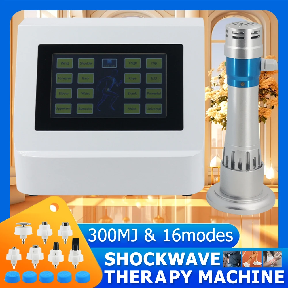 300Mj Shockwave Per La Disfunzione Erettile Ed Treatment Macchina Professionale Per Terapia Ad Onde D'Urto Massaggiatore Per Alleviare Il Dolore 2024