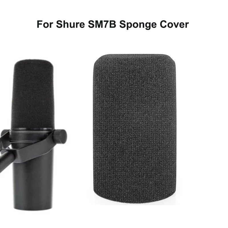 Copertura In Schiuma Di Spugna Parabrezza Microfono Filtro Pop Per Shure Sm7B Sostituzione Riduzione Del Rumore Professionale Per Microfono K688 K658