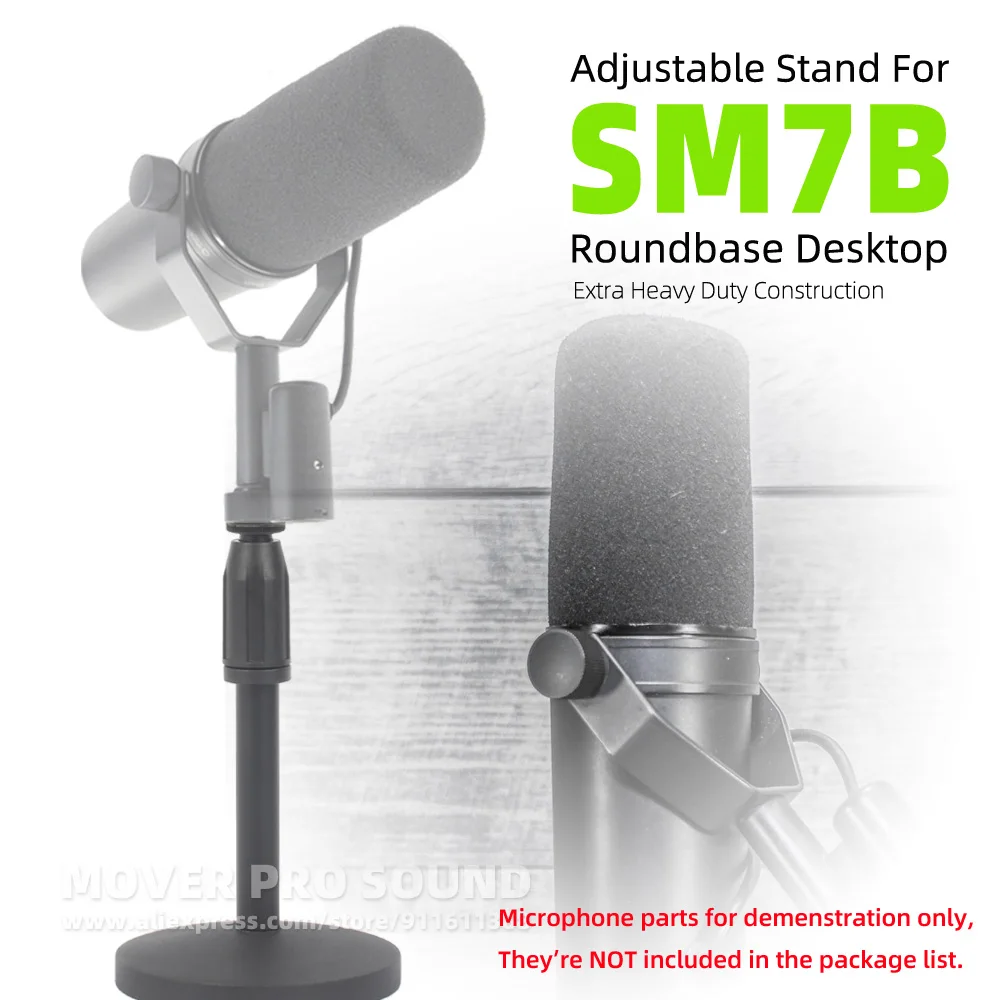 Per Shure Sm7B Sm 7B 7 B Mic Altezza Regolabile Tavolo Scrivania Stile Microfono Supporto Da Tavolo Supporto Da Tavolo Supporto Da Braccio