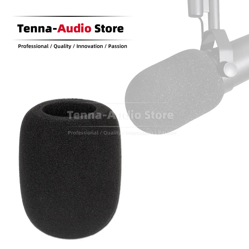 Parabrezza Spugna Mic Copertura Schiuma Antipolvere Antivento Per Shure Sm7B Sm 7B Sm7 7 B Microfono Parabrezza Schermo Filtro Anti Pop