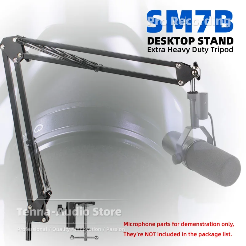 Per Shure Sm7B Sm 7B 7 B Supporto Per Microfono Tavolo Scrivania A Sbalzo Registrazione Supporto Per Sospensione Supporto Morsetto Da Tavolo Braccio P