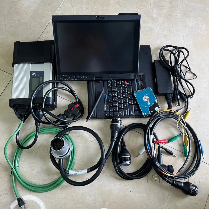 Mb Star C5 Sd Connect 5 Auto Repair Star Diagnosi Programmazione Per Mercedes Auto E Camion V12.2023 Software Hdd X201T Laptop