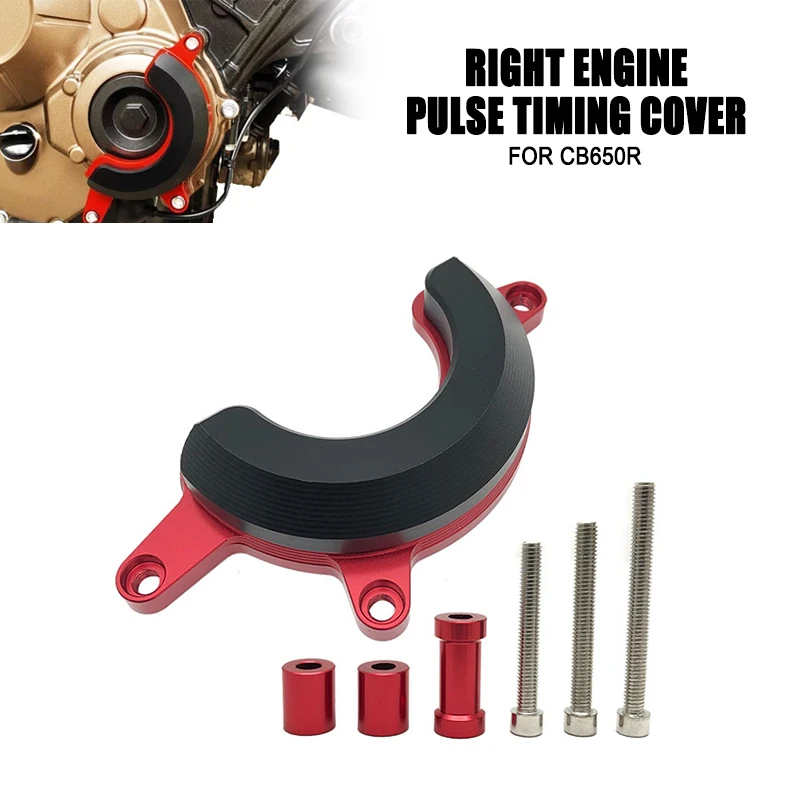 2023 Statore Del Motore Pulse Timing Cover Guard Crash Pads Frame Case Slider Protector Per Honda Cb650R Neo Sports Cafe 2019-2022