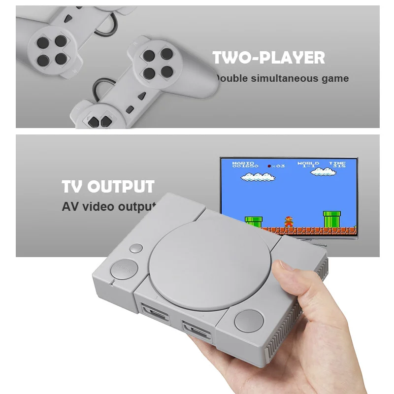 Console Di Gioco Mini Aspetto Ps1 A 8 Bit Console Di Gioco Tv Classica Nes