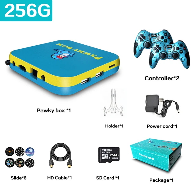 Nuova Console Per Videogiochi Pawky Box Per Ps1 N64 Psp Gb 50000 Classic Retro Games Player Ee Game 4K Wireless Mini Tv Console Box