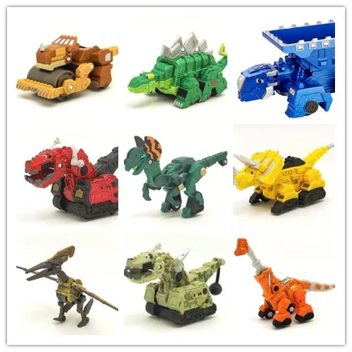 16 Style Dinotrux Dinosaur Truck Rimovibile Dinosaur Toy Car Mini Modelli Playmobil Dolls