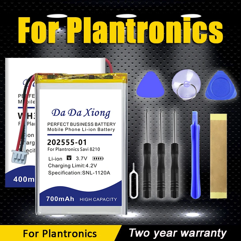 Pa-Pl003 Pr-423350 Batteria Wh300 Per Plantronics Savi Voyager Focus Legend K100 Cs50 Cs55 5200 8210 Awh75N Cs70 B825 Cs70N Wh300