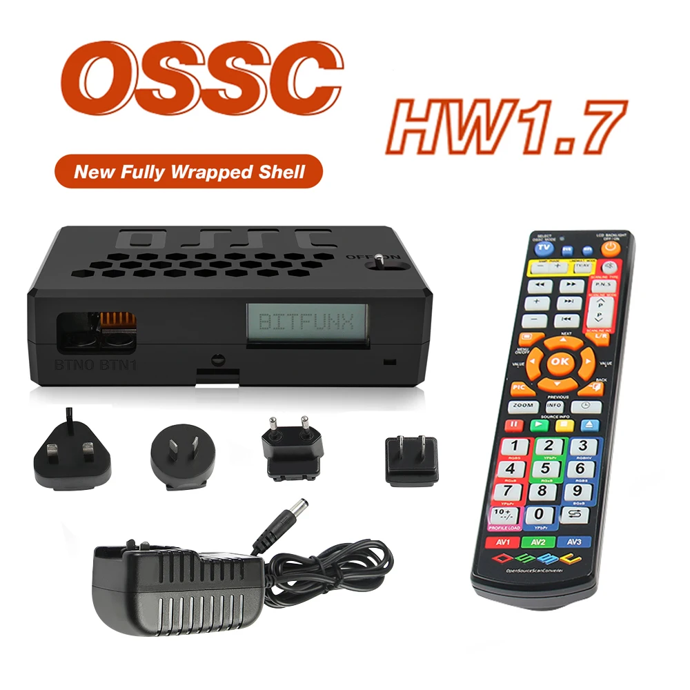 Bitfunx Ossc Open Source Scan Converter V1.7 Retro Scaler Upscaler Per Console Di Gioco Nintendo 64/Gamecube/Dreamcast/Saturn/Ps2