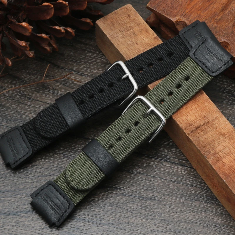 Cinturino In Nylon Per Casio G-Shock Dw-5610 Dw5600 Cinturino Sportivo Da Arrampicata Per Casio Gw-B5600 Dw-5000 Glx-5600 Fibbia Ad Ardiglione