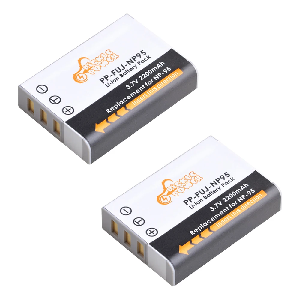 Batteria Np-95 Np95 Per Fujifilm Finepix F30, F31Fd, 3D Reale W1, X30, X100, X100T, X100Le, X100S, X-S1