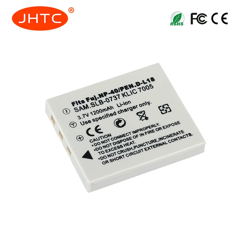 Batteria Np 40 Np40 1200Mah Per Benq Dli-102 Fujifilm Kodak Klic-7005 Pentax D-Li8 D-Li85 Slb-0737 Batterie Fnp-40
