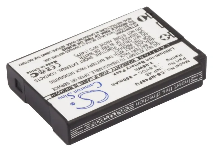 Batteria Fotocamera 850Mah Per Fujifilm Np-48 Xq1 Xq2