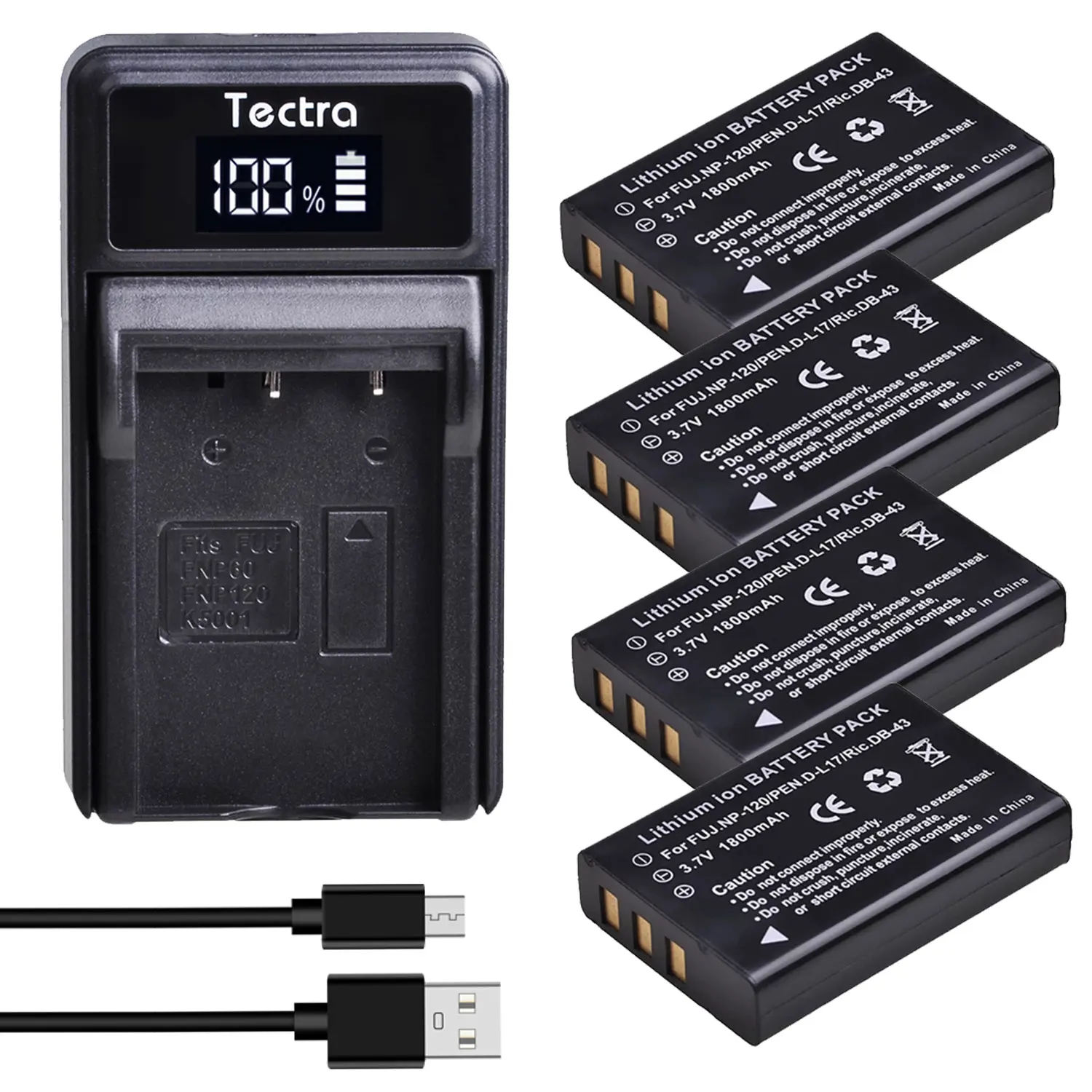 Np-120 Np120 Fnp120 Dl17 D-L7 Db-43 Bp-1500S Batteria Per Fuji Fujifilm F10 F11 M603 Zoom Pentax Mx4 Mx550 Ricoh Gx8 300G 500G