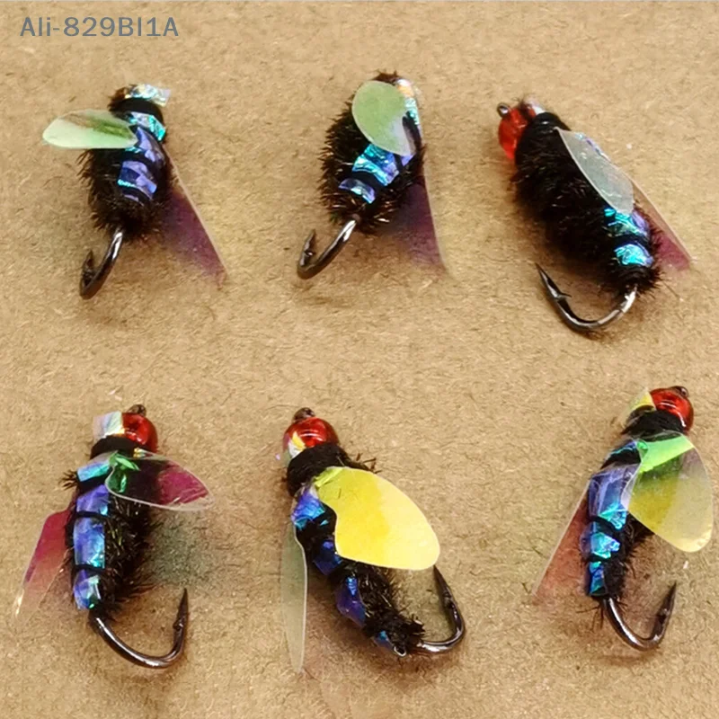 1 Pz Luya Fly Bait Fly Hook Mung Bean Fly Horsemouth Almanac Tilapia Tip Beak Predator D'Acqua Dolce Fish Bait Fishing