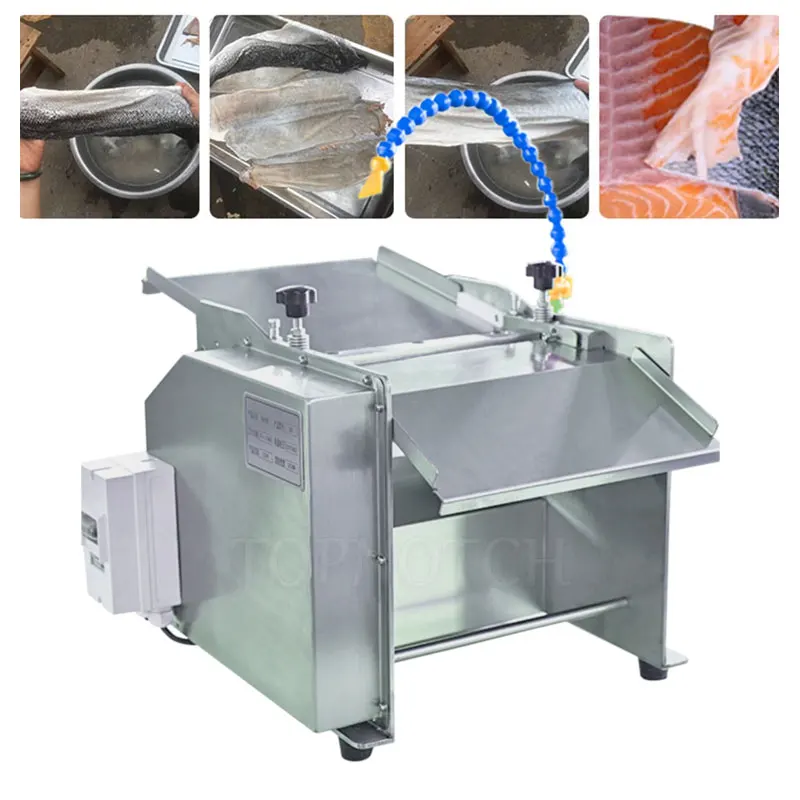 Tilapia Basa Fish Skinning Skin Peeler Peeling Rimozione Macchina