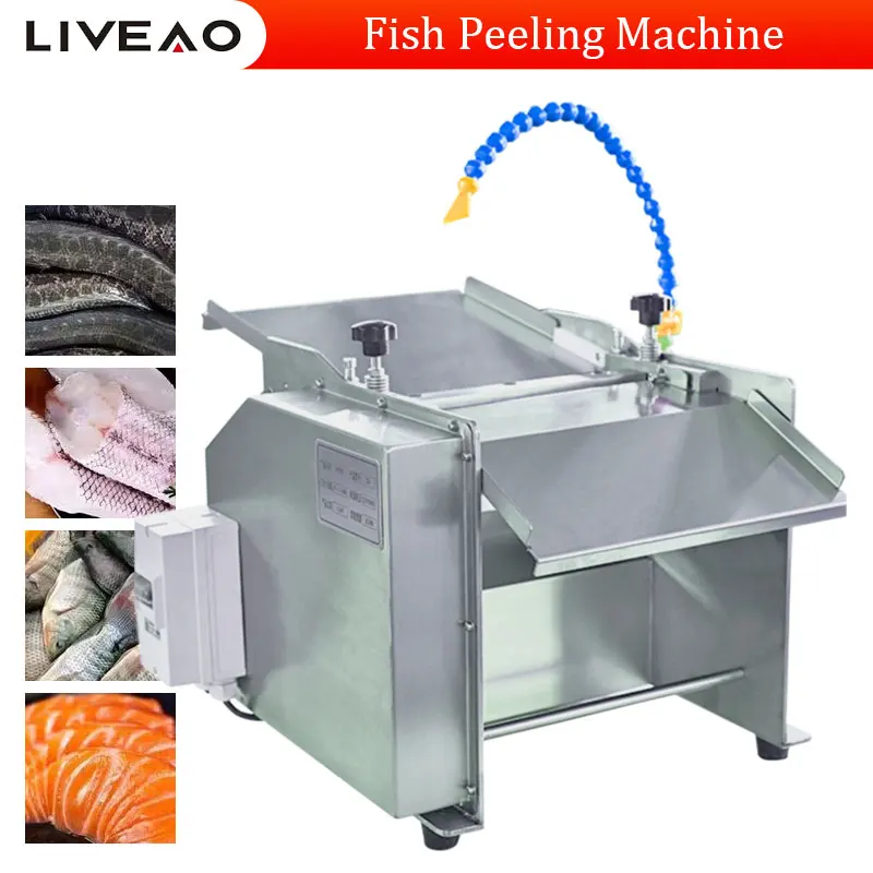 Tilapia Basa Fish Skinning Skin Peeler Peeling Rimozione Macchina