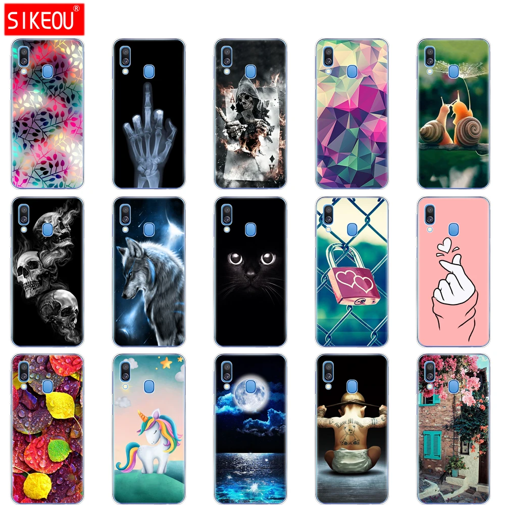 Custodia Per Samsung A40 Custodia Morbida In Silicone Cover Posteriore Custodia Per Samsung Galaxy A40 Galaxy A40 A405 A405 Sm-A405F A405F Cartoon