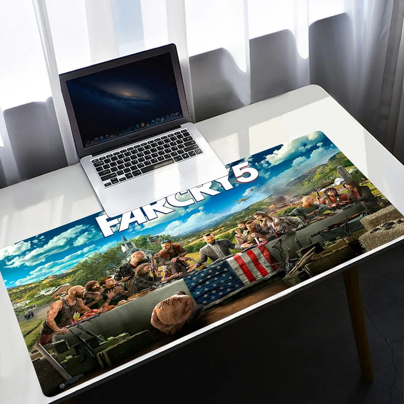 Far Cry 5 Mousepad Gamer Desk Mouse Carpet Large Mouse Pad Anime Pc Accessori Da Gioco Varmilo Rug Mausepad Mouse Tastiere