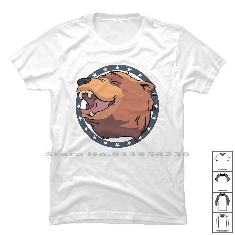 Cheeseburger! The Bear In Far Cry 5 T Shirt 100% Cotone Cheeseburger Videogioco Montana County Cheese Burger Soft Game Bear Ana