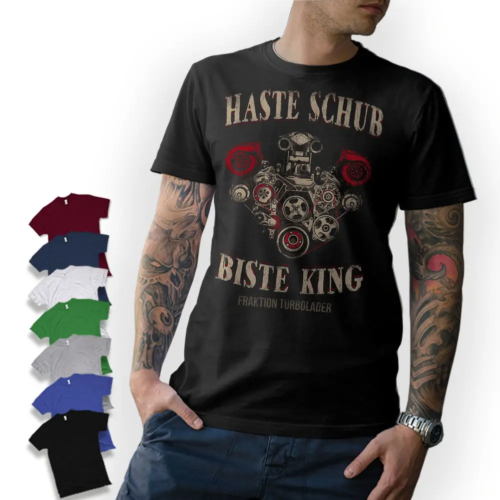 2019 Fashion T-Shirt Turbocompressore Haste Boost Biste Old School Tuning Screw Meccanico Motor Tee Shirt