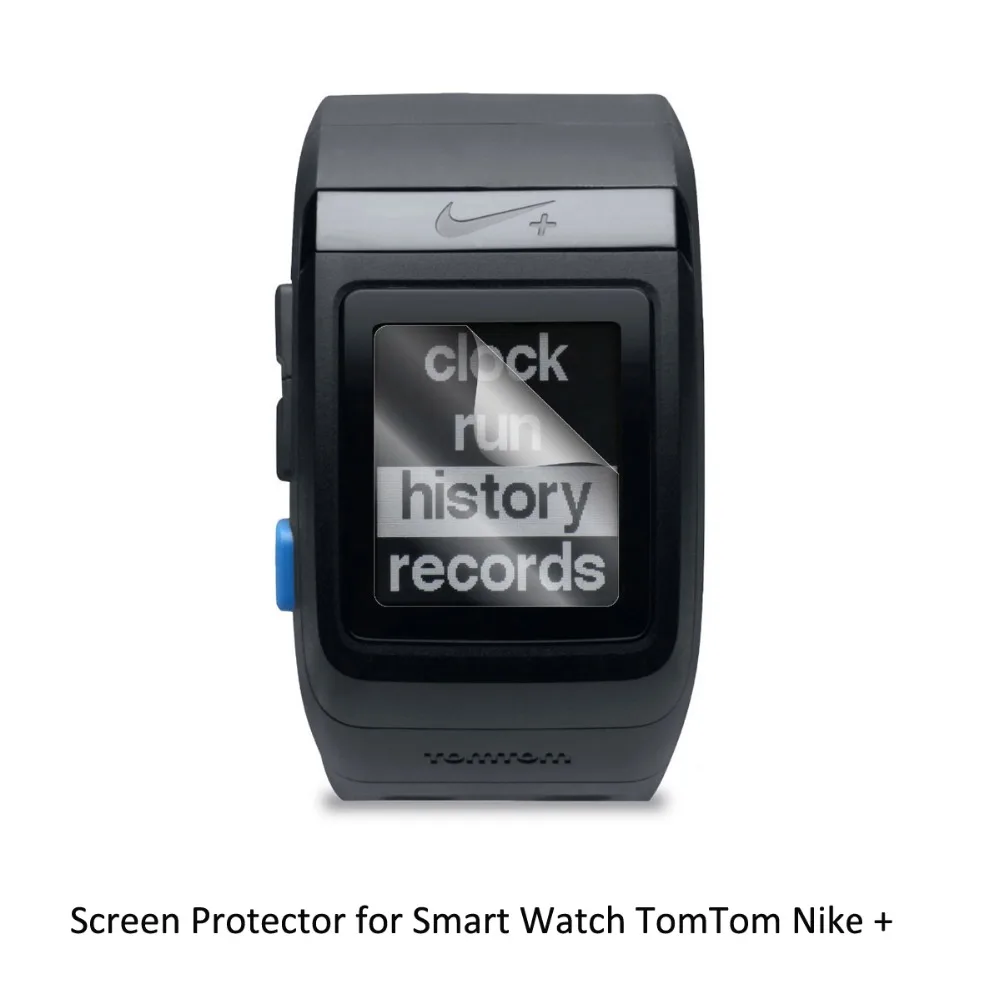 3 * Cover Protettiva Per Schermo Antigraffio In Pellicola Pet Trasparente Per Tomtom Tom Nike Nike +