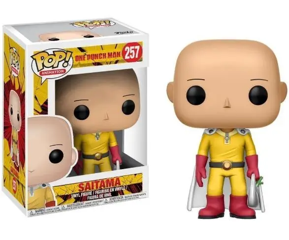 Funko Pop Pocket One Punch Man 257 # Action Toy Figure Portachiavi Saitama Giocattoli Con Scatola Al Dettaglio 575 #257 #