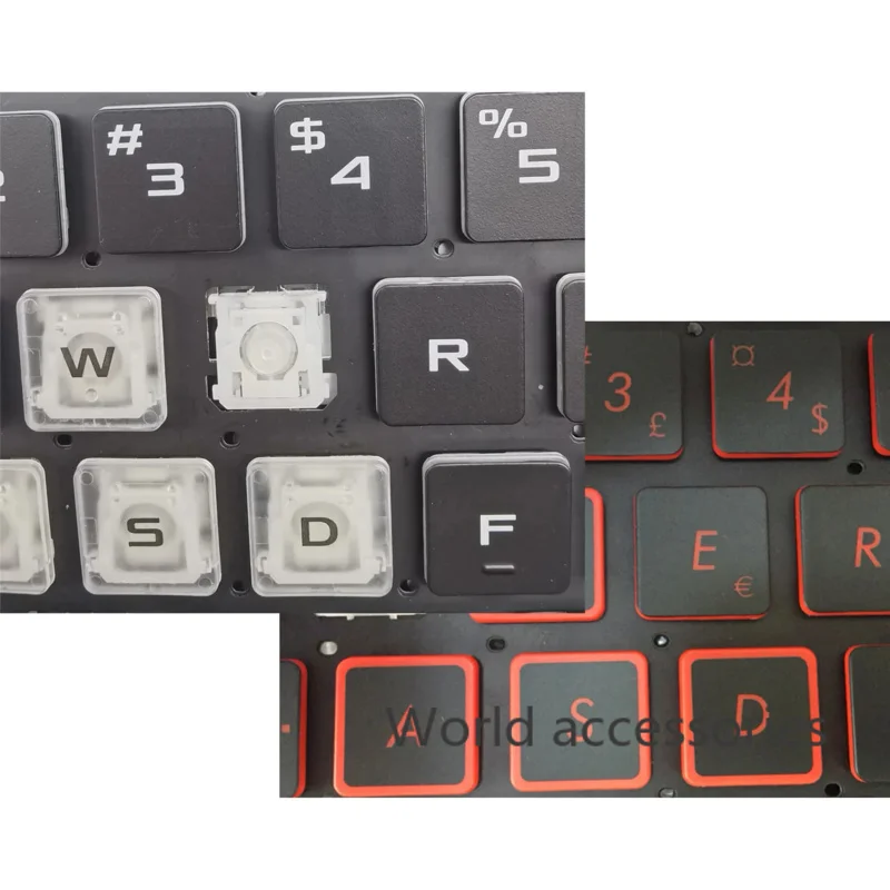 Tastiera Keycap Key Cap Cerniera A Forbice Per Asus Tuf Gaming 8 F15 Fx86 Fx504 Fx505 Gl503 Gl504 Gl703 Gl704 Fx95 Modello