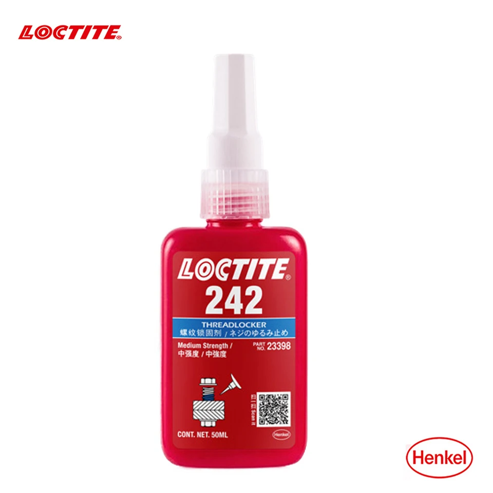 Loctite 242 243 263 Threadlocker Tenuta Resistente Alle Alte Temperature Blu Anaerobico A Media Resistenza Per Evitare Perdite Threadlocker