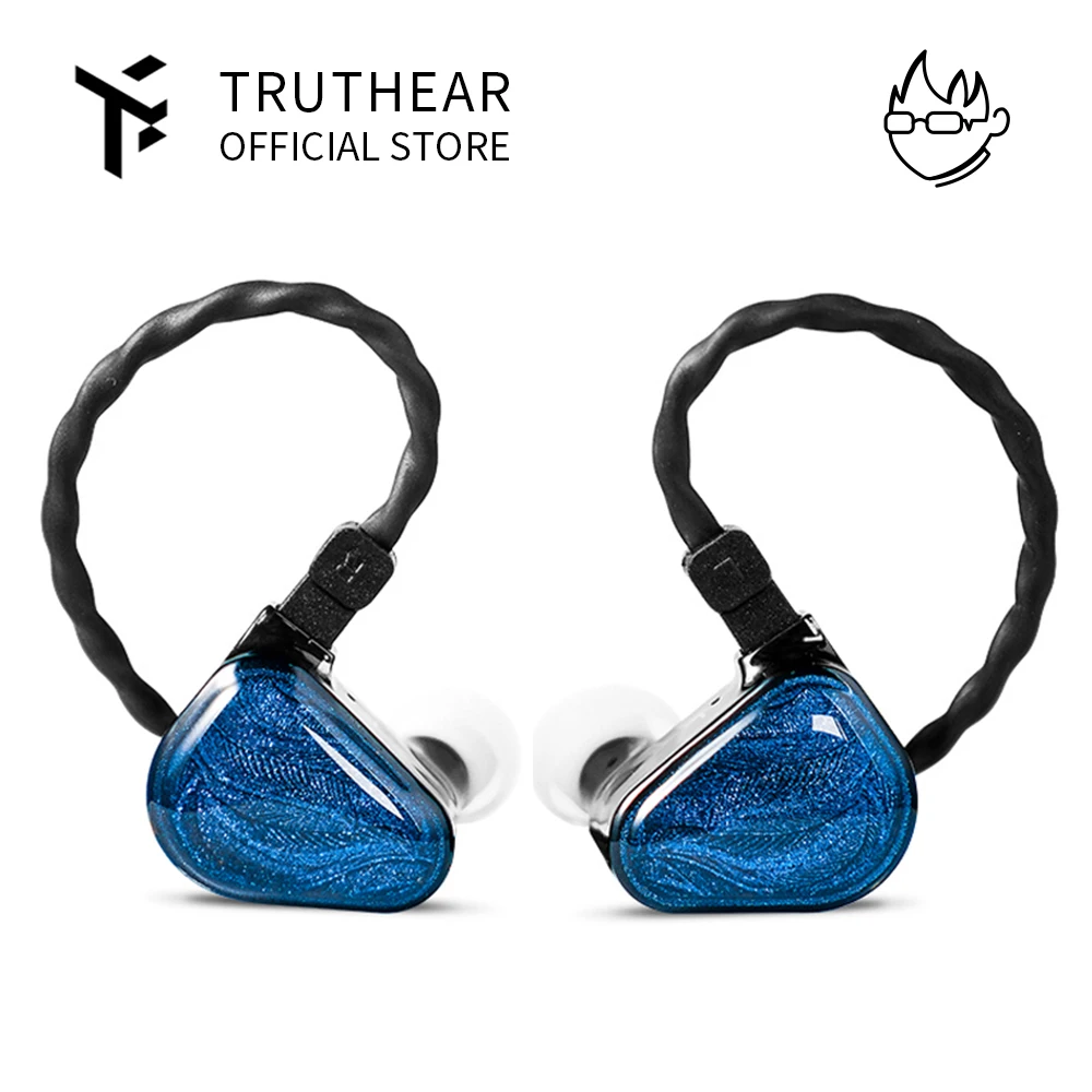 Truthear X Crinacle Zero Auricolare Dual Dynamic Driver Iems Con 0.78 Auricolari Con Cavo A 2Pin