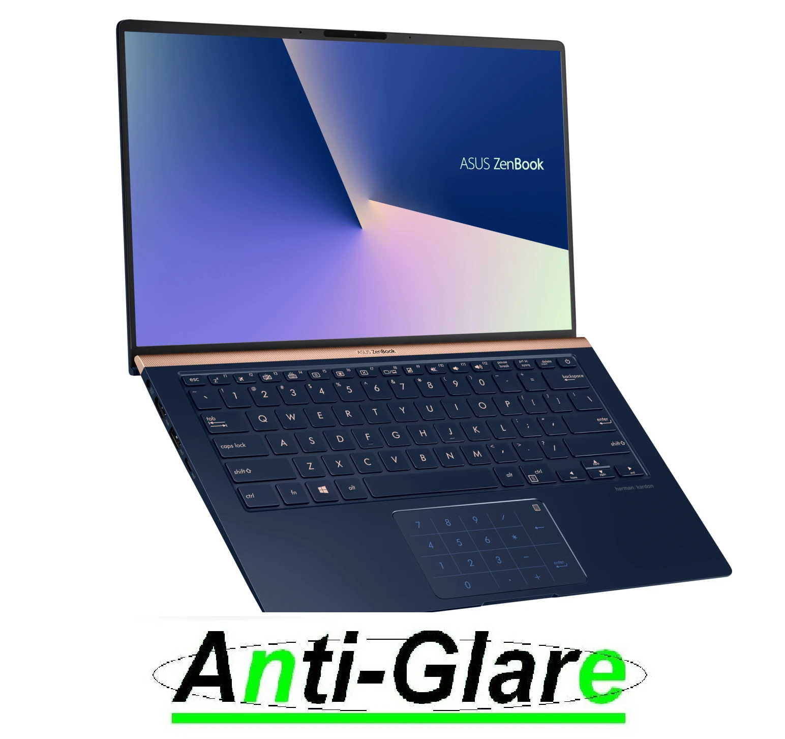 2X Filtro Antiriflesso Della Copertura Della Protezione Dello Schermo Per Laptop Asus Zenbook 14 Ux433 Nanoedge Da 14"