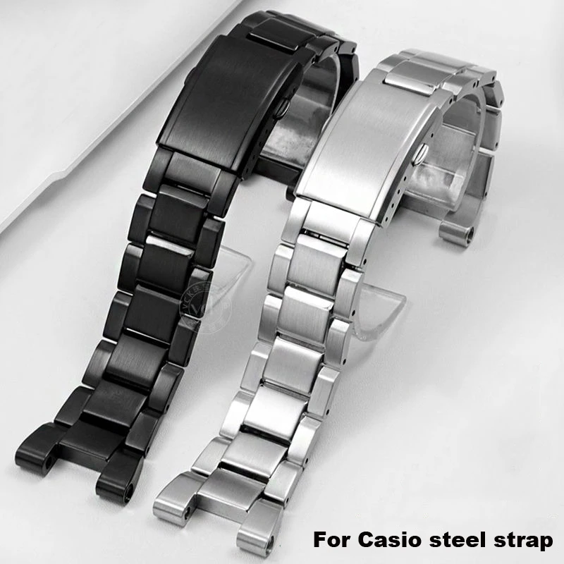 Cinturino Per Casio G-Shock Gst-210 Gst-W300 Gst-400G Gst-B100 S100D/S110D/W110 Bracciale Con Cinturino In Metallo 26*14Mm