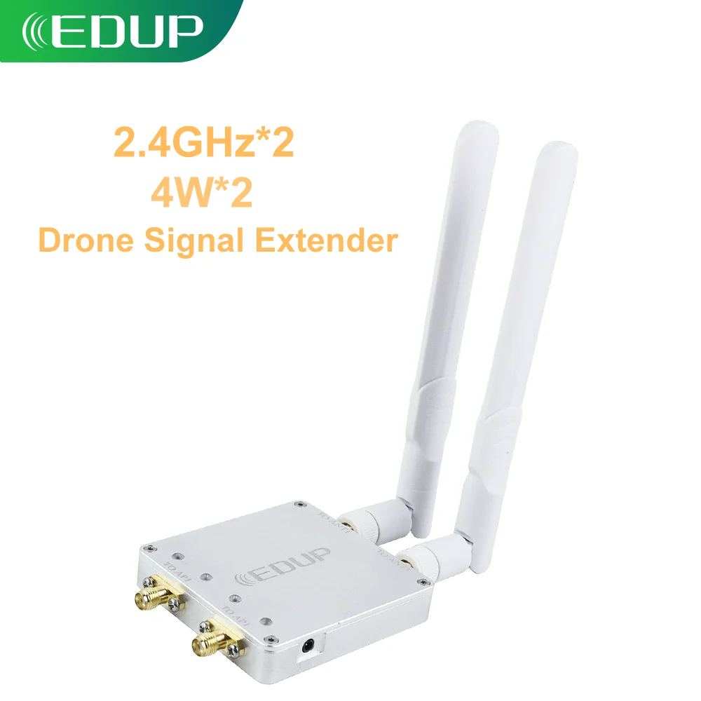 Edup Booster Wifi Dual 4W Channel Signal Repeater Extender Dual 2.4Ghz Channel Signal Booster Amplificatore Ad Alta Potenza Per Drone