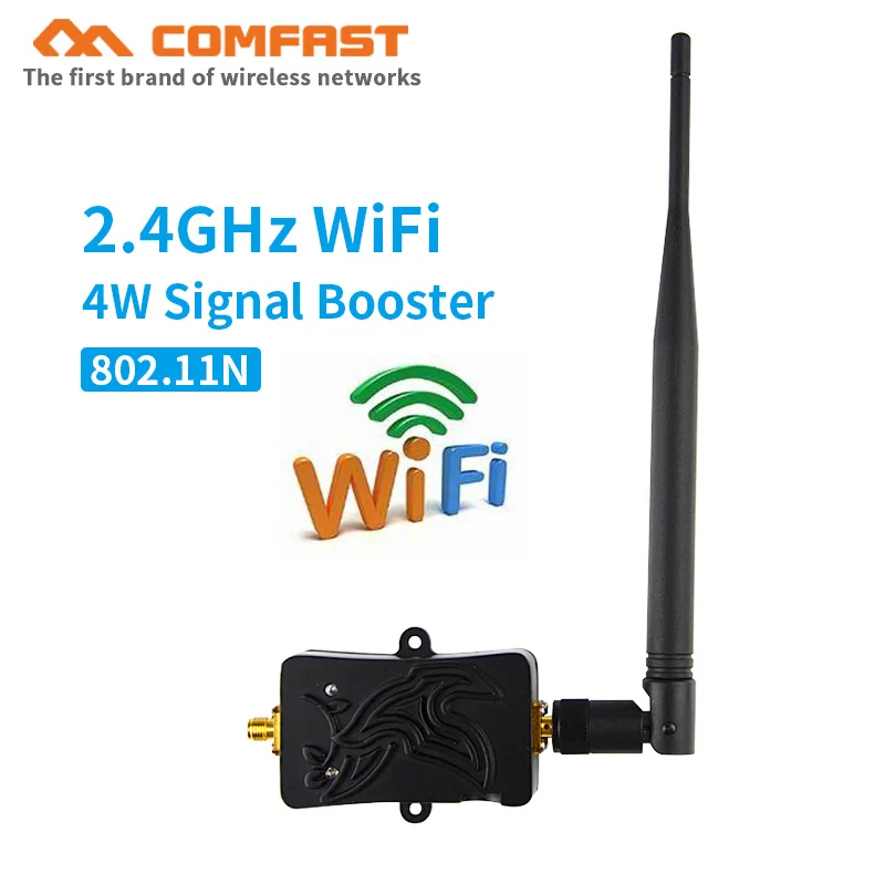 Ripetitore Di Segnale Wifi 4W 2.4Ghz 802.11 Estensore Di Segnale Bluetooth Ripetitore Wifi Amplificatori A Banda Larga Per Scheda Router Wireless Wifi