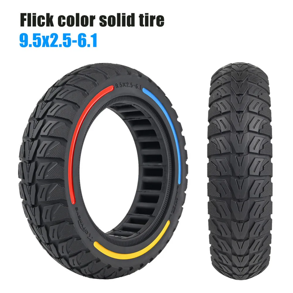 Pneumatico Solido Da 9.5 Pollici 9.5*2.5 Colore 9.5 X2.50-6.1 Per Pneumatico Solido Per Scooter Elettrico Niu Kqi3 9.5 X2.50-6.1 Pneumatico Solido 9.5