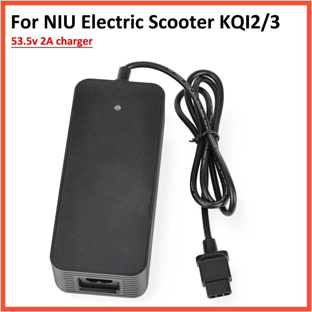 Caricabatteria 53.5V 2A Per Niu Kqi3 Kqi2 Kickscooter Scooter Elettrico Batteria Adattatore Di Ricarica Parti Eu Us Uk Au Plug