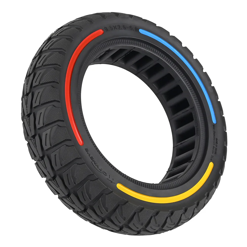 Pneumatico Solido In Gomma Da 9.5 Pollici 9.5*2.5-6.1 Per Parti Di Pneumatici Tubeless Per Scooter Elettrico Niu 9.5 X2.5-6.1 Colorato