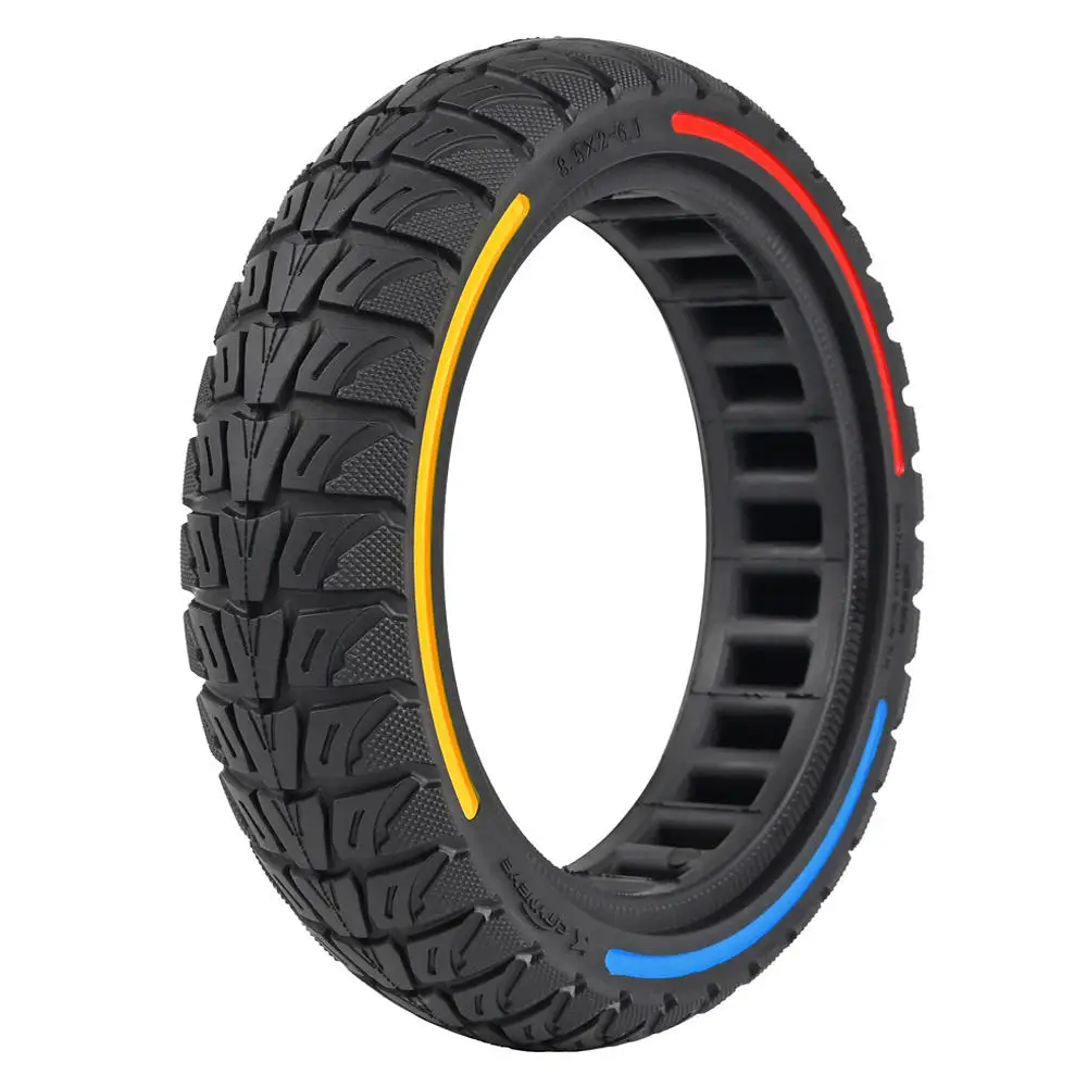 Pneumatico Solido In Gomma Da 9.5 Pollici 9.5*2.5-6.1 Colorato Per Parti Di Pneumatici Tubeless Per Scooter Elettrico Niu 9.5 X2.5-6.1