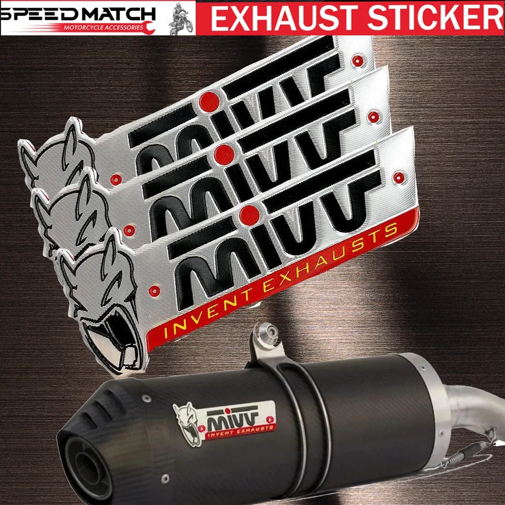 Moto Fuga Silenziatore Di Scarico Adesivi Per Mivv Yamaha Kawasaki Bmw Ktm R7 Mt 09 Z900 Zx10R Duke 390 790 Rsv4 S1000Rr F900R