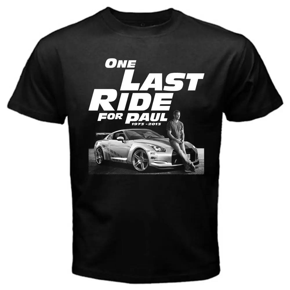 Veloce E Furious 7 One Last Ride Per Paul Walker T Shirt Uomo Design T Shirt Us Standard Plus Size S-3Xl Factory Outlet All'Ingrosso