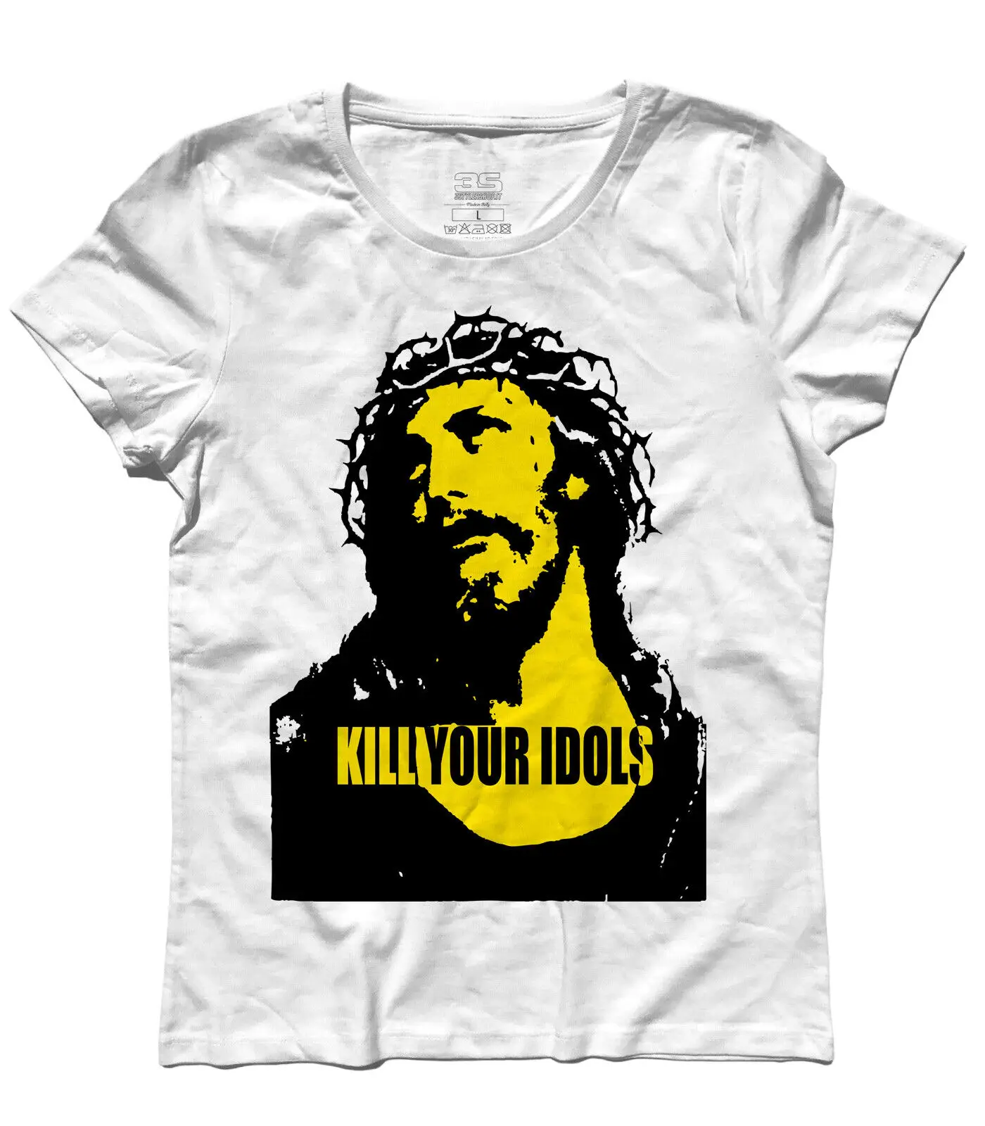 T-Shirt Kill Your Idoli Axl Rose Rock Knocking On Beauty Door 1992 Maniche Lunghe O Corte