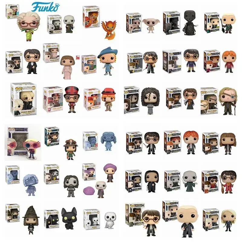 Funko Pop Full Styles Bellatrix 29 # Dumbledore Dobby Snape Voldemort Luna Ron Hermione Toy Figures Collection Model Toy Gifts